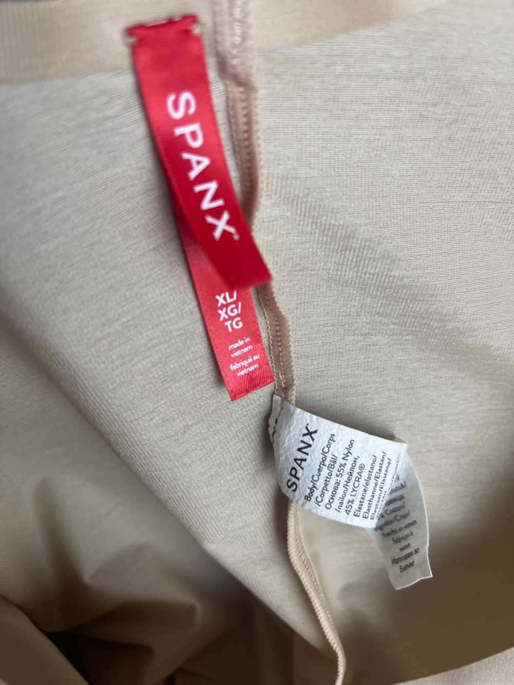 Spanx Invisible Tank Brief bodysuit XL - Picture 6 of 7